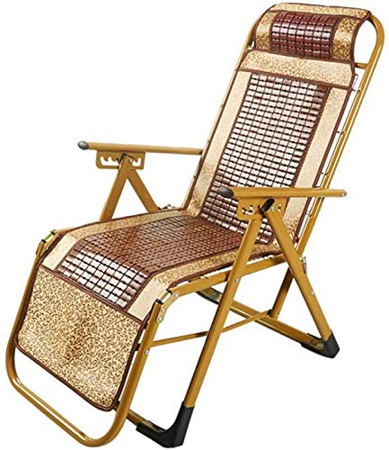 EKSED Sillón reclinable Plegable para jardín, Playa, tumbonas de Verano, tumbonas portátiles de Gravedad Cero, Bloque Mahjong