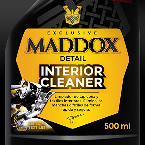 Maddox Detail - Interior Cleaner 500 ml | Limpia Tapicería de Coche Textil, Alfombrillas, Techos, y Alcántara | Limpieza Coche Interior